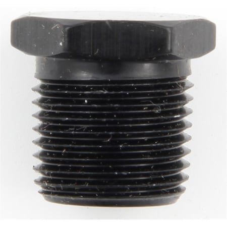 Geared2Golf 0.25 MPT Hex Pipe Plug, Black GE3625803